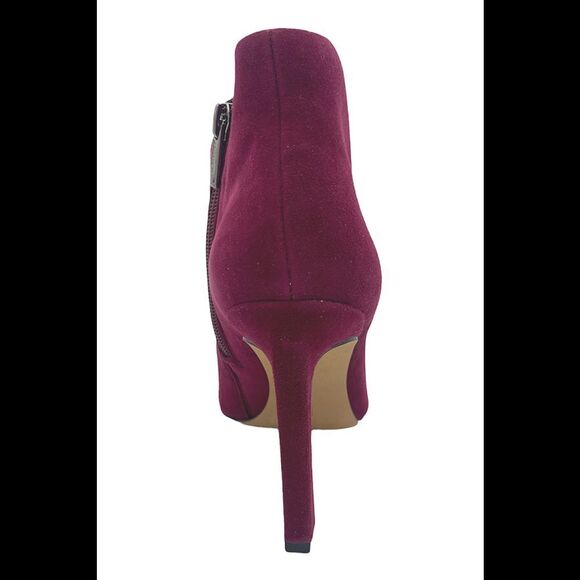 Vince Camuto Pointy Toe Heeled Booties Sestrinda Ribbon Red - Medium - Picture 4 of 5